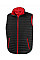 Black/Red Thermoquilt Gilet