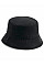 Black Recycled Polyester Bucket Hat