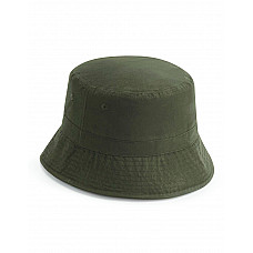 Olive Green Recycled Polyester Bucket Hat