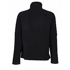 Black 100% Recycled Half Zip Fleece