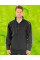 Black Recycled 3-Layer Printable Softshell Jacket