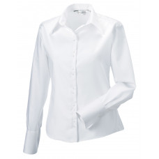 White Ladies' Long Sleeve Ultimate Non-Iron Shirt