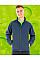 Black Men's Recycled 2-Layer Printable Softshell Jacket