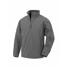 Workguard Grey Men's Recycled 2-Layer Printable Softshell Jacket