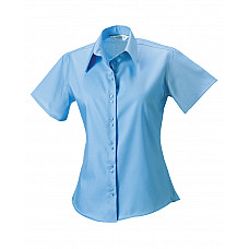 Bright Sky Ladies' Short Sleeve Tailored Ultimate Non-Iron Shirt