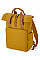 Mustard Recycled Twin Handle Roll-Top Laptop Backpack