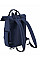 Navy Dusk Recycled Twin Handle Roll-Top Laptop Backpack