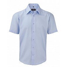 Bright Sky Men's Short Sleeve Tailored Ultimate Non-Iron Shirt