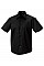 Black Men's Short Sleeve Tailored Ultimate Non-Iron Shirt