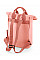 Blush Pink Recycled Mini Twin Handle Roll-Top Backpack