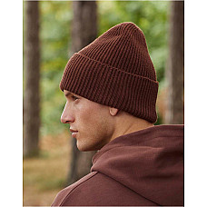 Walnut Oversized Cuffed Beanie