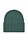 Marine Green Oversized Cuffed Beanie