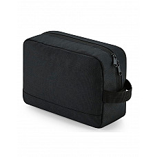 Black Recycled Essentials Wash Bag