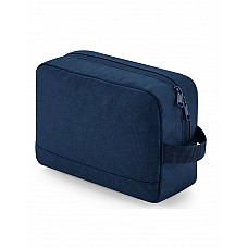 Navy Recycled Essentials Wash Bag