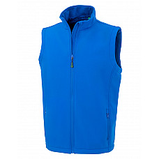 Royal Blue Men's Recycled 2-Layer Printable Softshell Bodywarmer