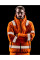 Fluoresent Orange Recycled Ripstop Padded Safety Jacket