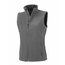 Workguard Grey Ladies' Recycled 2-Layer Printable Softshell Bodywarmer