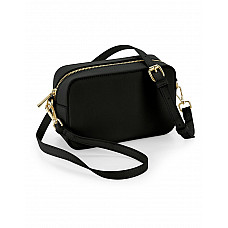 Black Boutique Structured Cross Body Bag