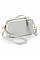 Soft Grey Boutique Structured Cross Body Bag