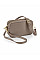 Taupe Boutique Structured Cross Body Bag