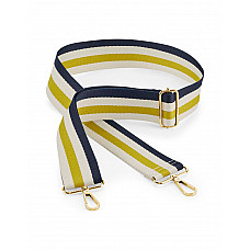 Navy/ Oyster/ Yellow Boutique Adjustable Bag Strap