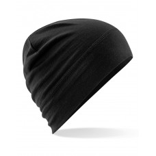 Black Merino Beanie