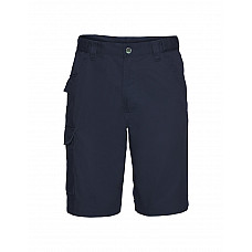 French Navy Polycotton Twill Shorts