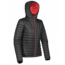 Black/True Red Women's Gravity Thermal Jacket