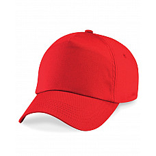 Bright Red Original 5 Panel Cap