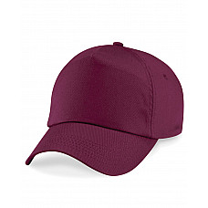 Burgundy Original 5 Panel Cap