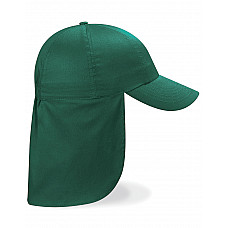 Bottle Green Junior Legionnaire Style Cap