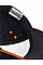 Black/Orange Ultimate 5 Panel Cap Sandwich Peak