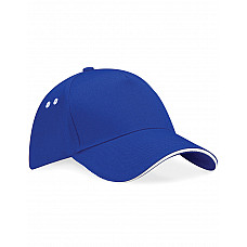 Bright Royal/White Ultimate 5 Panel Cap Sandwich Peak