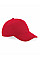 Classic Red Ultimate 6 Panel Cap