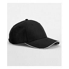 Black/White Team Sports-Tech Cap