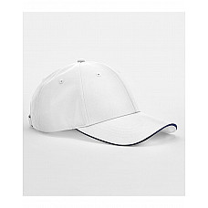 White/French Navy Team Sports-Tech Cap