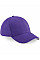 Purple/White Athleisure 6 Panel Cap