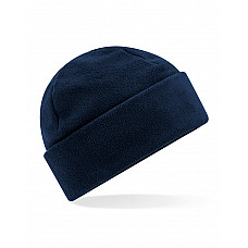 French Navy Recycled Fleece Cuffed Beanie