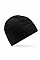 Black Recycled Fleece Pull-On Beanie