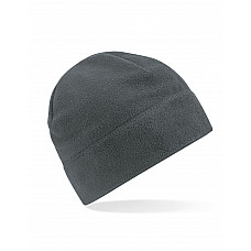 Steel Grey Recycled Fleece Pull-On Beanie