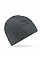 Steel Grey Recycled Fleece Pull-On Beanie