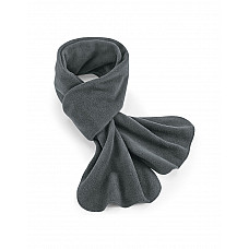 Steel Grey Recycled Fleece Scarf