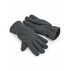 Steel Grey Recycled Fleece Gloves