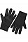 Black Softshell Sports Tech Gloves