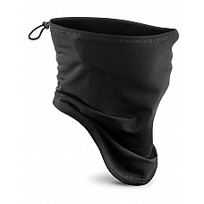 Black Softshell Sports Tech Neck Warmer