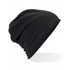 Black Jersey Beanie