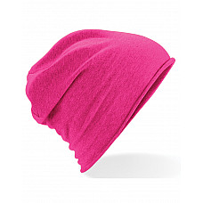 Fuchsia Jersey Beanie