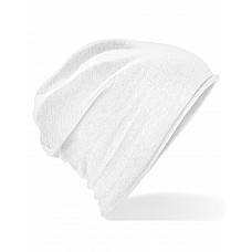 White Jersey Beanie