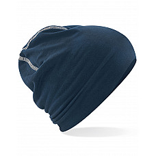 French Navy/White Hemsedal Cotton Beanie