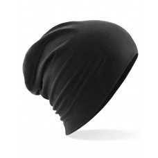 Black Hemsedal Cotton Slouch Beanie